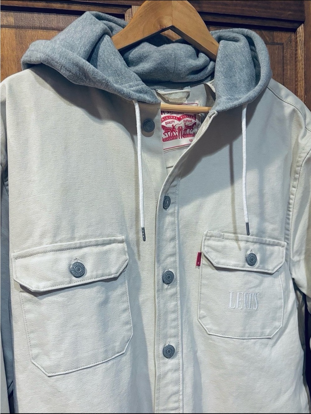 LEVI’S JACKSON Hooded Overshirt - Picture 10 of 11